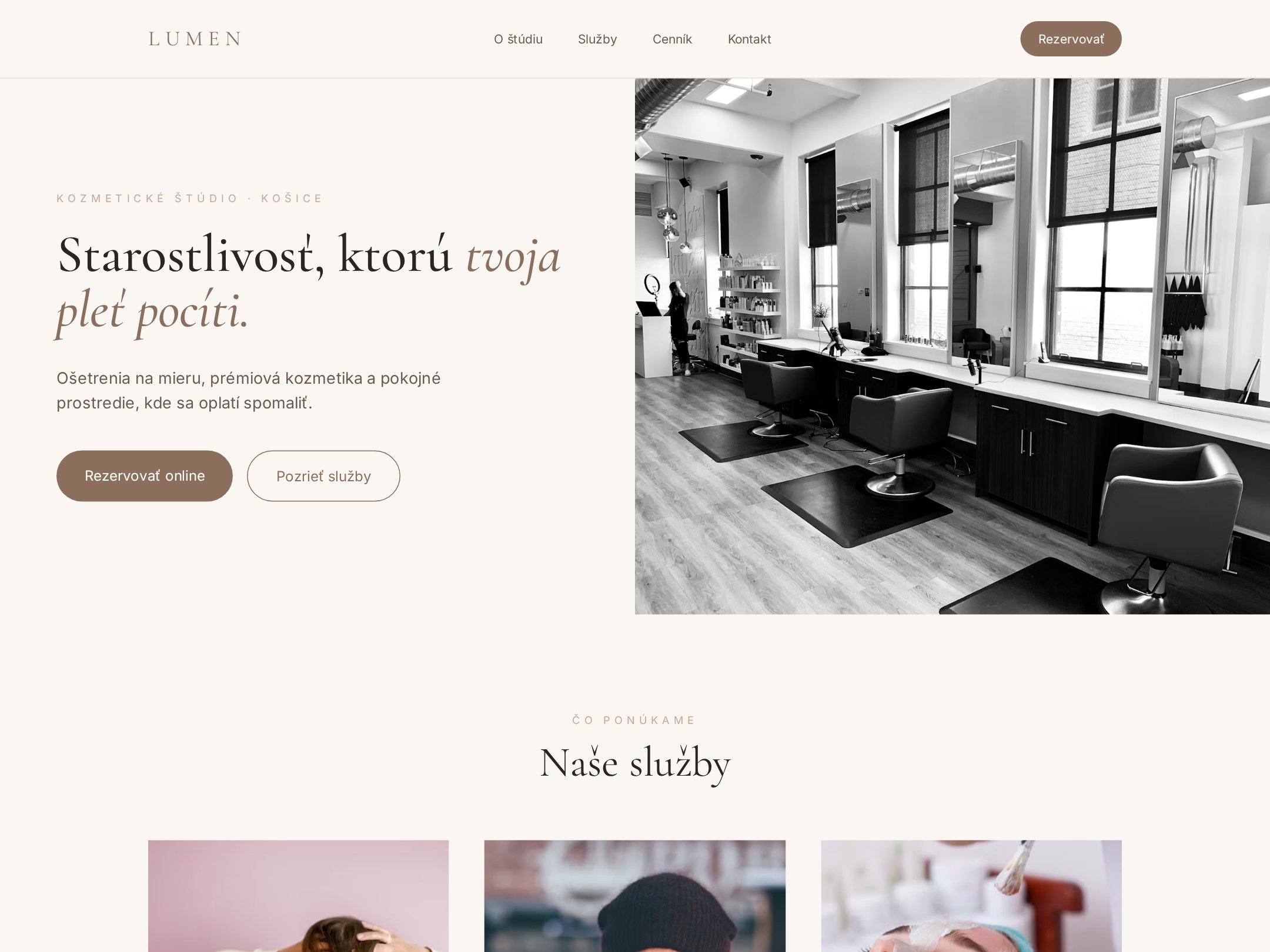 Moderný web